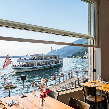 Hotel Terrasse Am See Vitznau Eksteriør billede