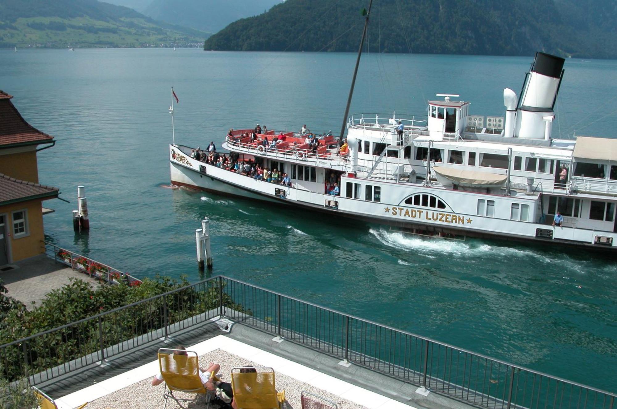 Hotel Terrasse Am See Vitznau Eksteriør billede