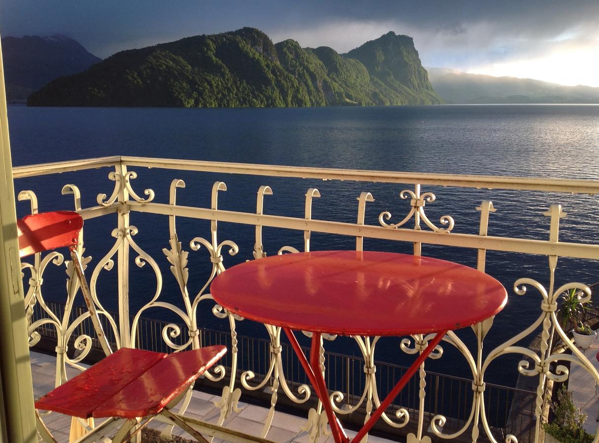 Hotel Terrasse Am See Vitznau Eksteriør billede